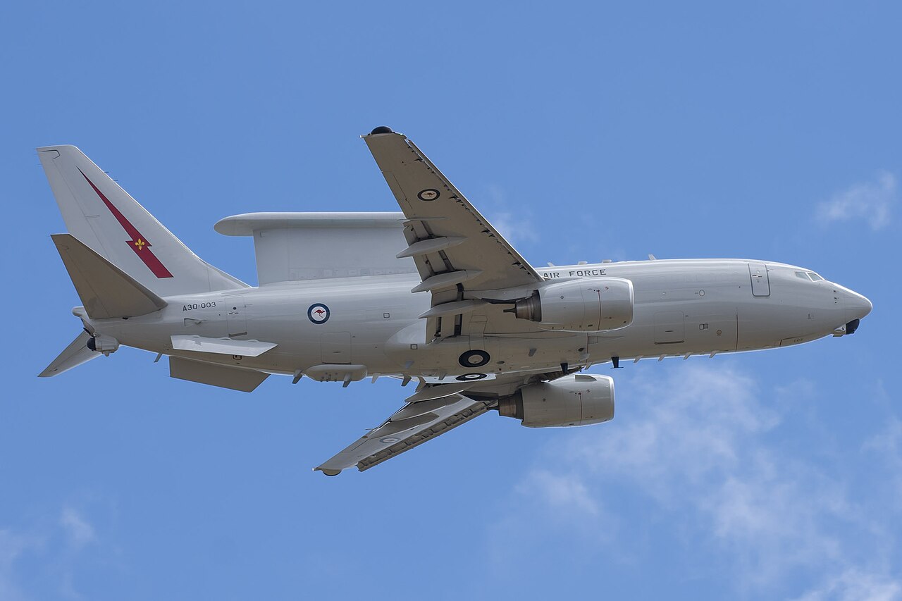 Boeing E-7A Wedgetail airborne early warning aircraft