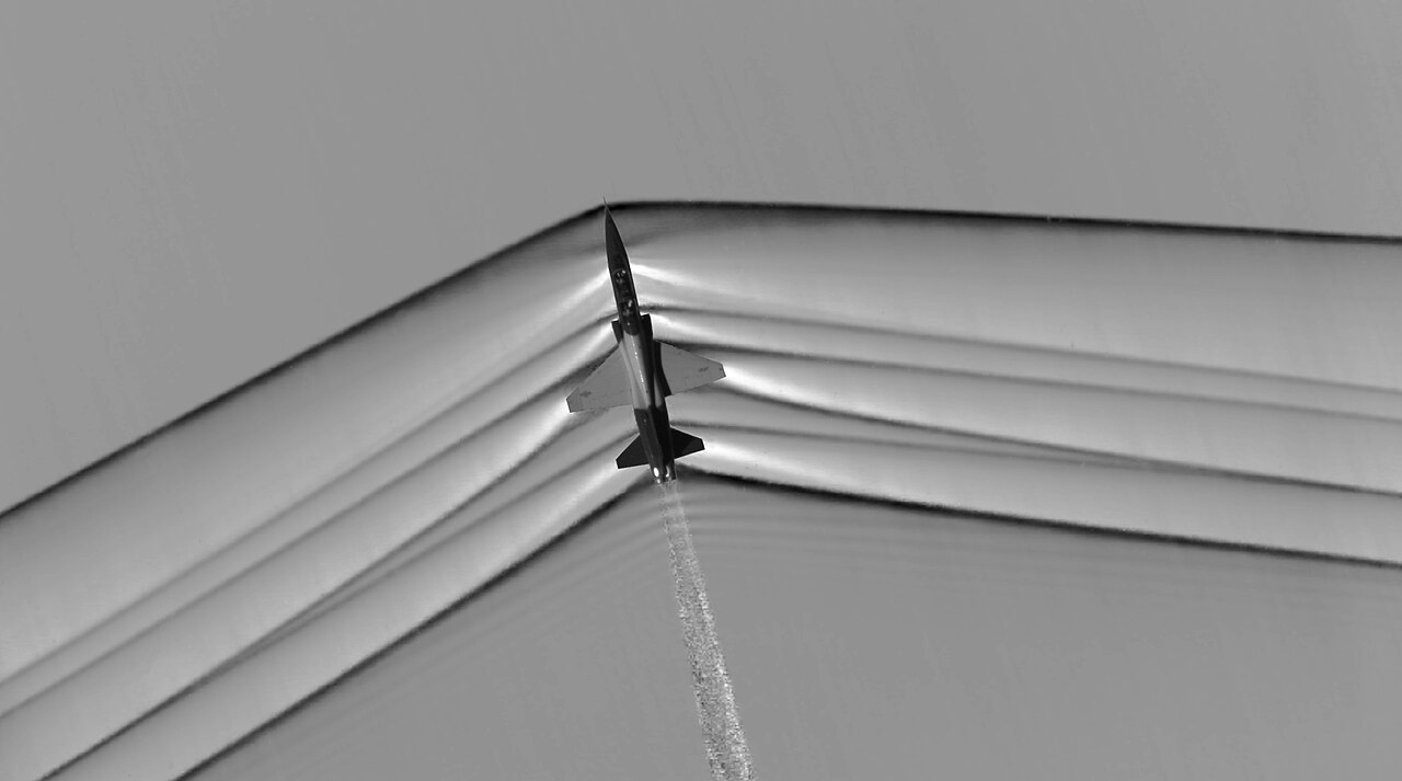 T-38 Talon trainer aircraft on flight line