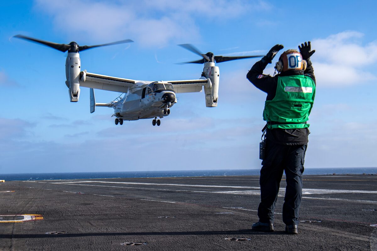 Navy Orders 10 More CMV-22B Osprey Engines in $36.5M Rolls-Royce Deal