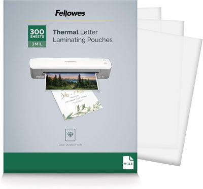 Fellowes Laminating Pouches, 3mil 300pk